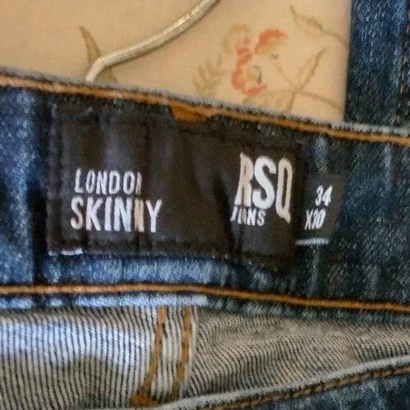 RSQ London Skinny Jeans 34x30 - Picture 9 of 9